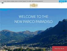 Tablet Screenshot of parco-paradiso.com